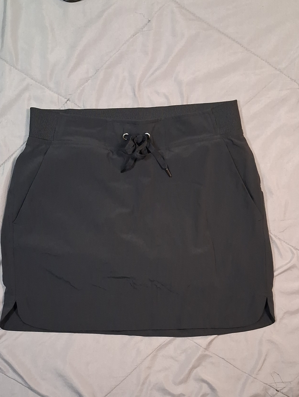 Athleta Black Drawstring Active Skort